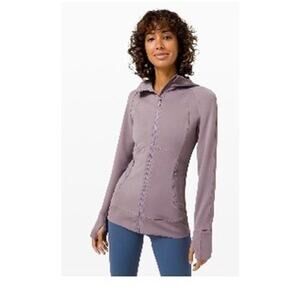 Lululemon Day Maker Full Zip Hoodie Lunar Rock Size 8 NWT